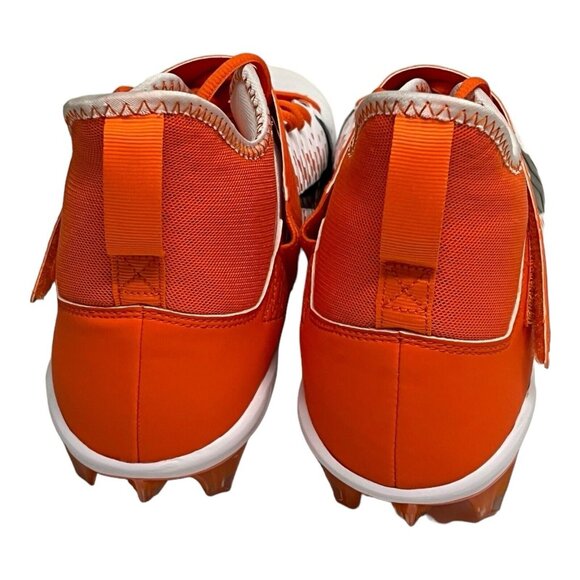 Nike Alpha Menace Pro 2 MID Football Cleat Team Orange/White Men 12.5 BV3945-103 - Picture 7 of 10